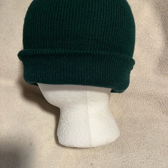 Green Beanie Winter Hat - Picture 4 of 4